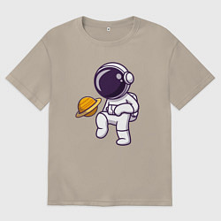 Мужская футболка оверсайз Saturn football