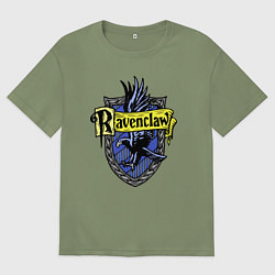 Мужская футболка оверсайз Ravenclaw emblem