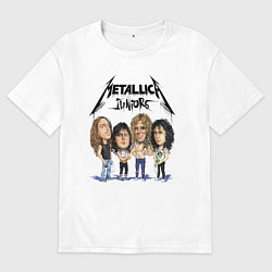 Мужская футболка оверсайз Metallica juniors - cartoon