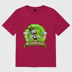Мужская футболка оверсайз Риктобирфест