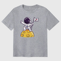 Мужская футболка оверсайз Вперёд в космос