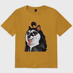 Мужская футболка оверсайз NFT Doge - Kiss