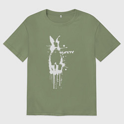 Мужская футболка оверсайз Banksy bunny