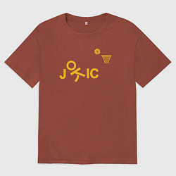 Мужская футболка оверсайз Jokic shot