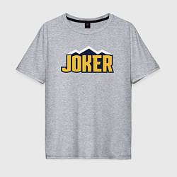 Футболка оверсайз мужская Joker Nuggets, цвет: меланж