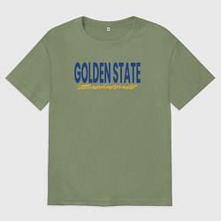 Мужская футболка оверсайз Golden State basketball