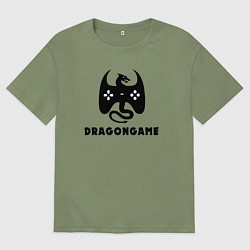 Мужская футболка оверсайз Игра дракона