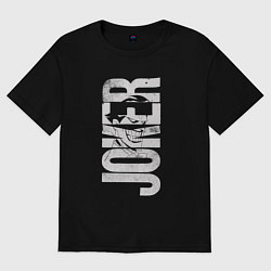 Мужская футболка оверсайз Джокер графити