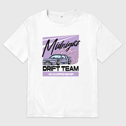Мужская футболка оверсайз Midnight drifting