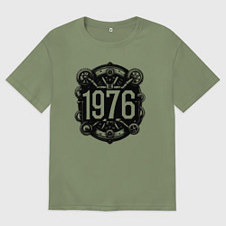 Мужская футболка оверсайз Механический год 1976