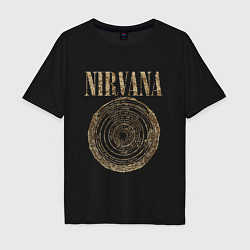Футболка оверсайз мужская Nirvana Circles of hell, цвет: черный