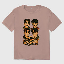 Мужская футболка оверсайз Astro в стиле тату