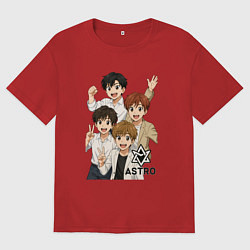 Мужская футболка оверсайз Astro аниме стиль