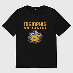 Мужская футболка оверсайз Мемфис Гриззлис