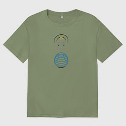 Мужская футболка оверсайз Морячок