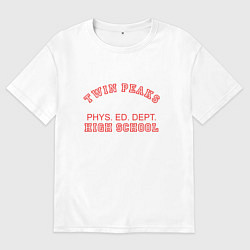 Мужская футболка оверсайз Twin Peaks High School