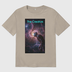 Мужская футболка оверсайз The Creators - space giant