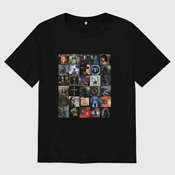 Мужская футболка оверсайз Ozzy Osbourne - обложки