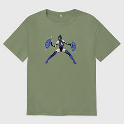 Мужская футболка оверсайз Принцесса Китана