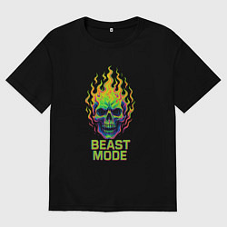 Мужская футболка оверсайз Beast mode