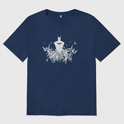 Футболка оверсайз мужская Batman vibe, цвет: тёмно-синий