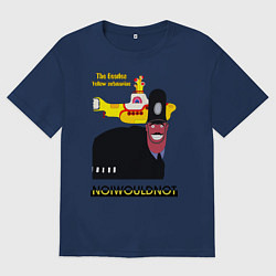 Футболка оверсайз мужская Would you believe, цвет: тёмно-синий