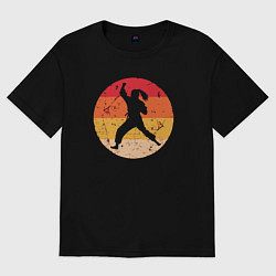 Мужская футболка оверсайз Judo girl