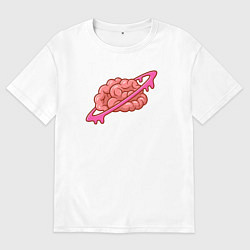 Мужская футболка оверсайз Saturn brain