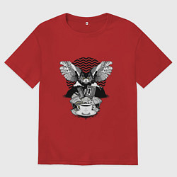 Мужская футболка оверсайз Twin Peaks symbols