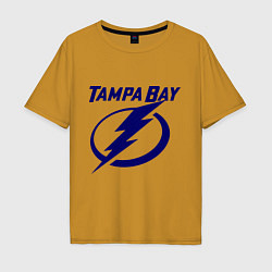 Футболка оверсайз мужская HC Tampa Bay, цвет: горчичный
