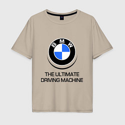 Мужская футболка оверсайз BMW Driving Machine