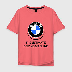 Мужская футболка оверсайз BMW Driving Machine