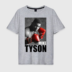 Футболка оверсайз мужская Mike Tyson, цвет: меланж