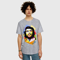 Футболка оверсайз мужская Che Guevara Art, цвет: меланж — фото 2