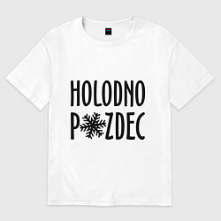 Мужская футболка оверсайз Holodno