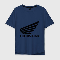 Футболка оверсайз мужская Honda Motor, цвет: тёмно-синий