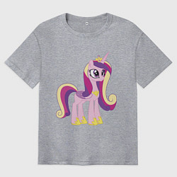 Мужская футболка оверсайз Принцесса Каденс