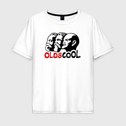 Футболка оверсайз мужская Oldscool USSR, цвет: белый