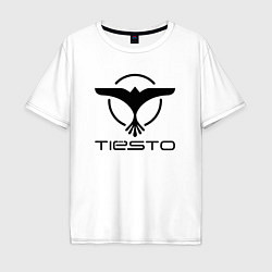 Футболка оверсайз мужская Tiesto, цвет: белый