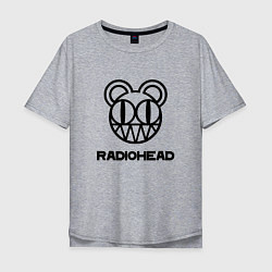 Футболка оверсайз мужская Radiohead, цвет: меланж