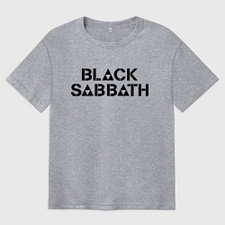 Мужская футболка оверсайз Black Sabbath