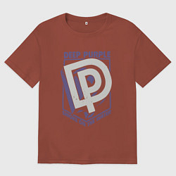 Мужская футболка оверсайз Deep Purple: Smoke on the water