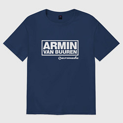 Футболка оверсайз мужская Armin van Buuren, цвет: тёмно-синий