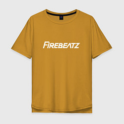 Футболка оверсайз мужская Firebeatz, цвет: горчичный