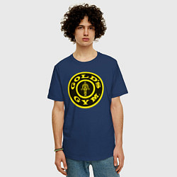 Футболка оверсайз мужская Gold's Gym, цвет: тёмно-синий — фото 2