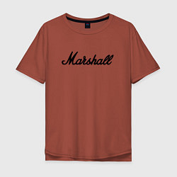 Мужская футболка оверсайз Marshall logo