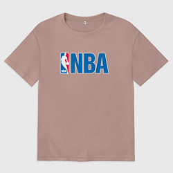 Мужская футболка оверсайз NBA