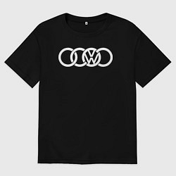 Мужская футболка оверсайз AUDI VW