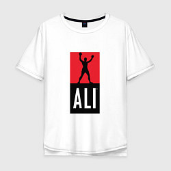 Футболка оверсайз мужская Ali by boxcluber, цвет: белый