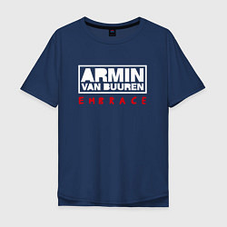 Футболка оверсайз мужская Armin van Buuren: Embrace, цвет: тёмно-синий